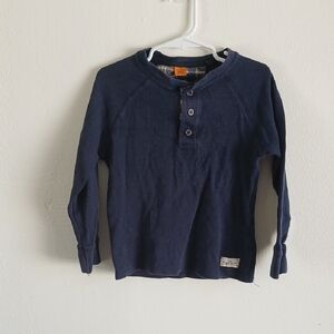 Tailor Vintage Dark Blue Kids Long Sleeve Cotton